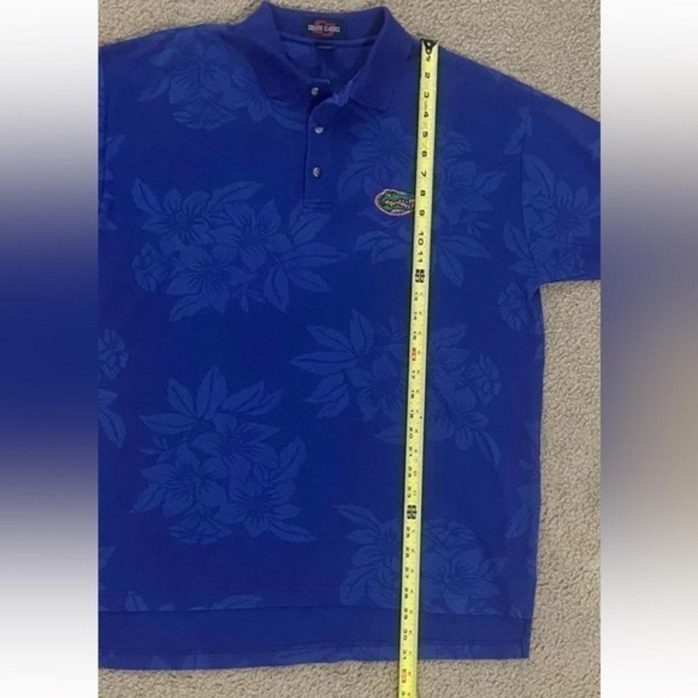 College Classics Men’s XL Florida Gators Floral Polo - Picture 4 of 7